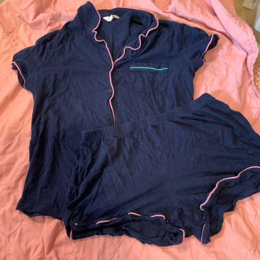 Women’s Sleep Set in Navy